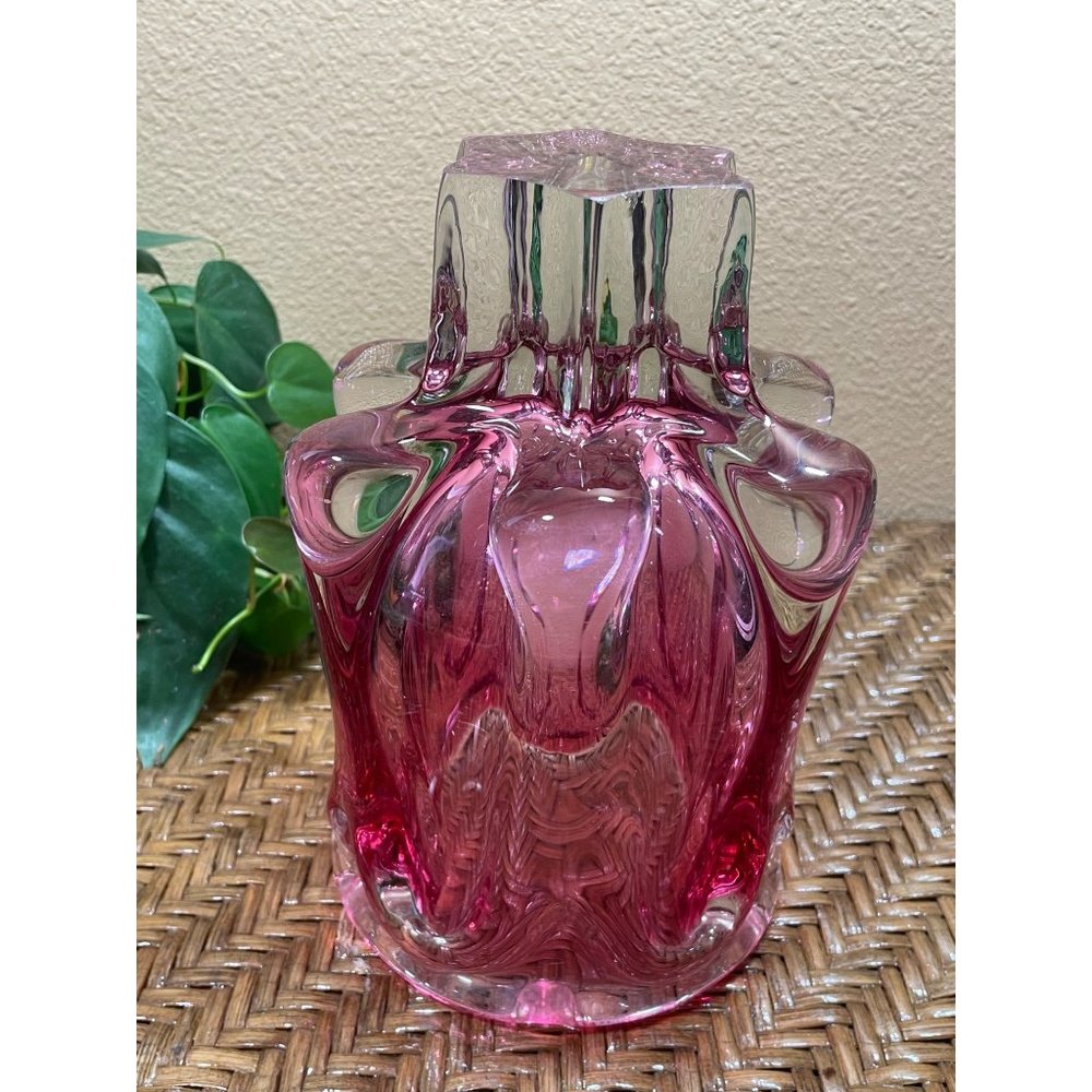 Josef Hospodka For Chribska Glassworks Art Glass Bowl Vase - Picture 5 of 7